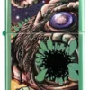 Motif « Monstre de l’Apocalypse » vert hautement poli