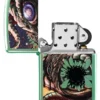 Motif « Monstre de l’Apocalypse » vert hautement poli
