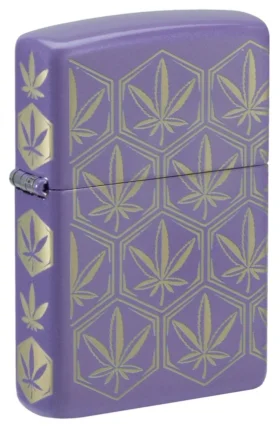 Motif « nid d’abeille » au cannabis