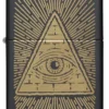 Motif « Œil de la Providence » noir mat Motif « Œil de la Providence » noir mat