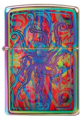 Motif pieuvre coloré