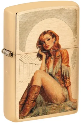 Motif pin-up western