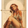 Motif pin-up western