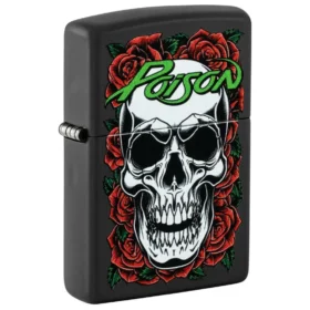 Motif « Poison » : crâne et roses