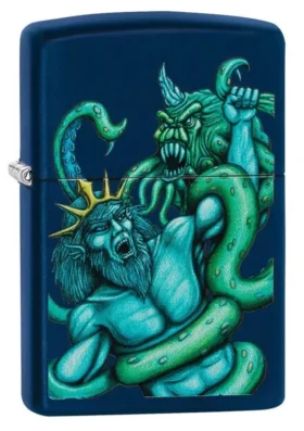Motif « Sea King » bleu marine mat