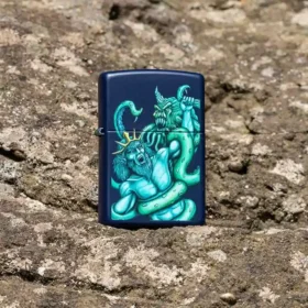 Motif « Sea King » bleu marine mat