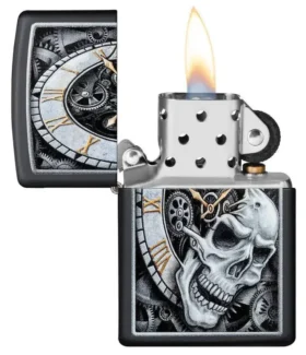 Motif « Skull Clock »
