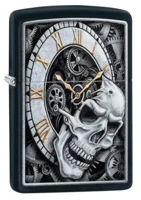 Motif « Skull Clock »