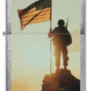 Motif « Soldat et drapeau »