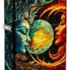 Motif Soleil et Lune