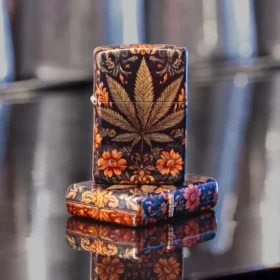 Motif « Tapisserie de cannabis »