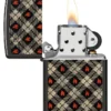 Motif tartan zippo