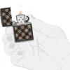 Motif tartan zippo