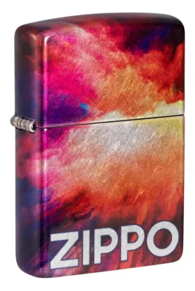 Motif Tie-dye zippo