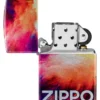 Motif Tie-dye zippo