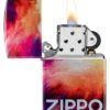 Motif Tie-dye zippo
