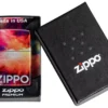 Motif Tie-dye zippo