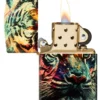 Motif tigre peint