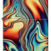 Motif tourbillonnant coloré