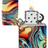 Motif tourbillonnant coloré