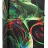 Motif tourbillonnant psychédélique
