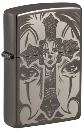 Motif tête de mort et croix