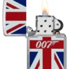 Motif Union Jack James Bond