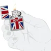 Motif Union Jack James Bond