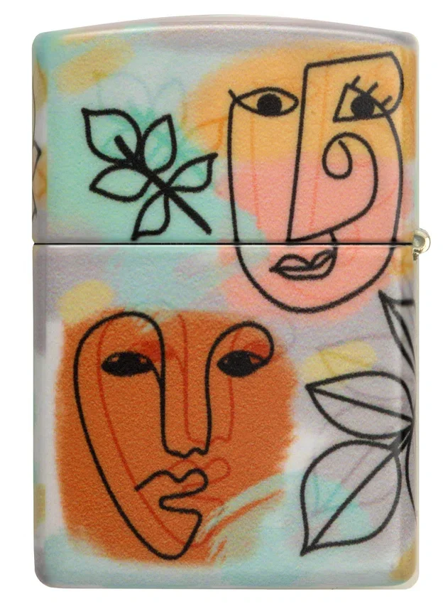 Motif « Visages abstraits » Motif « Visages abstraits »