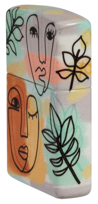 Motif « Visages abstraits » Motif « Visages abstraits »