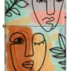 Motif « Visages abstraits » Motif « Visages abstraits »