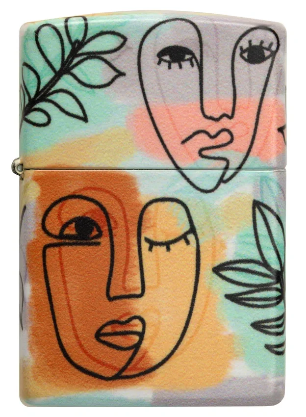 Motif « Visages abstraits » Motif « Visages abstraits »