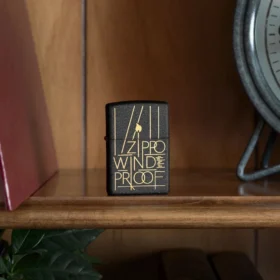 Motif Zippo au trait