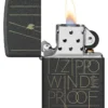 Motif Zippo au trait