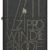 Motif Zippo au trait