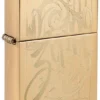 Motif zippo en filigrane tourbillonnant