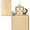 Motif zippo en filigrane tourbillonnant