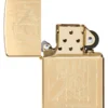 Motif zippo en filigrane tourbillonnant