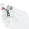 Motif Zippo givré