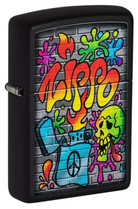 Motif zippo « Street Art »