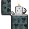 Motifs de moteurs Harley-Davidson® sous lumière noire