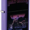 Motocyclette Harley-Davidson® en lumière noire