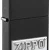 Plaque d’immatriculation zippo