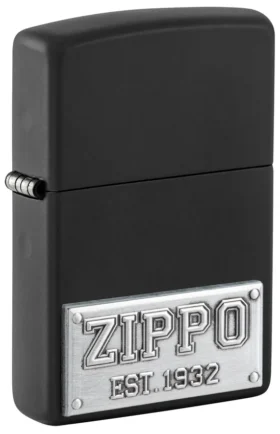 Plaque d’immatriculation zippo