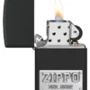 Plaque d’immatriculation zippo