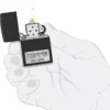 Plaque d’immatriculation zippo