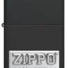 Plaque d’immatriculation zippo