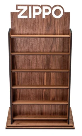 Présentoir de collection en noyer