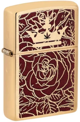 Queen of Bud : un design passionné représentant une rose et une couronne