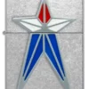 Étoile rouge, blanche et bleue